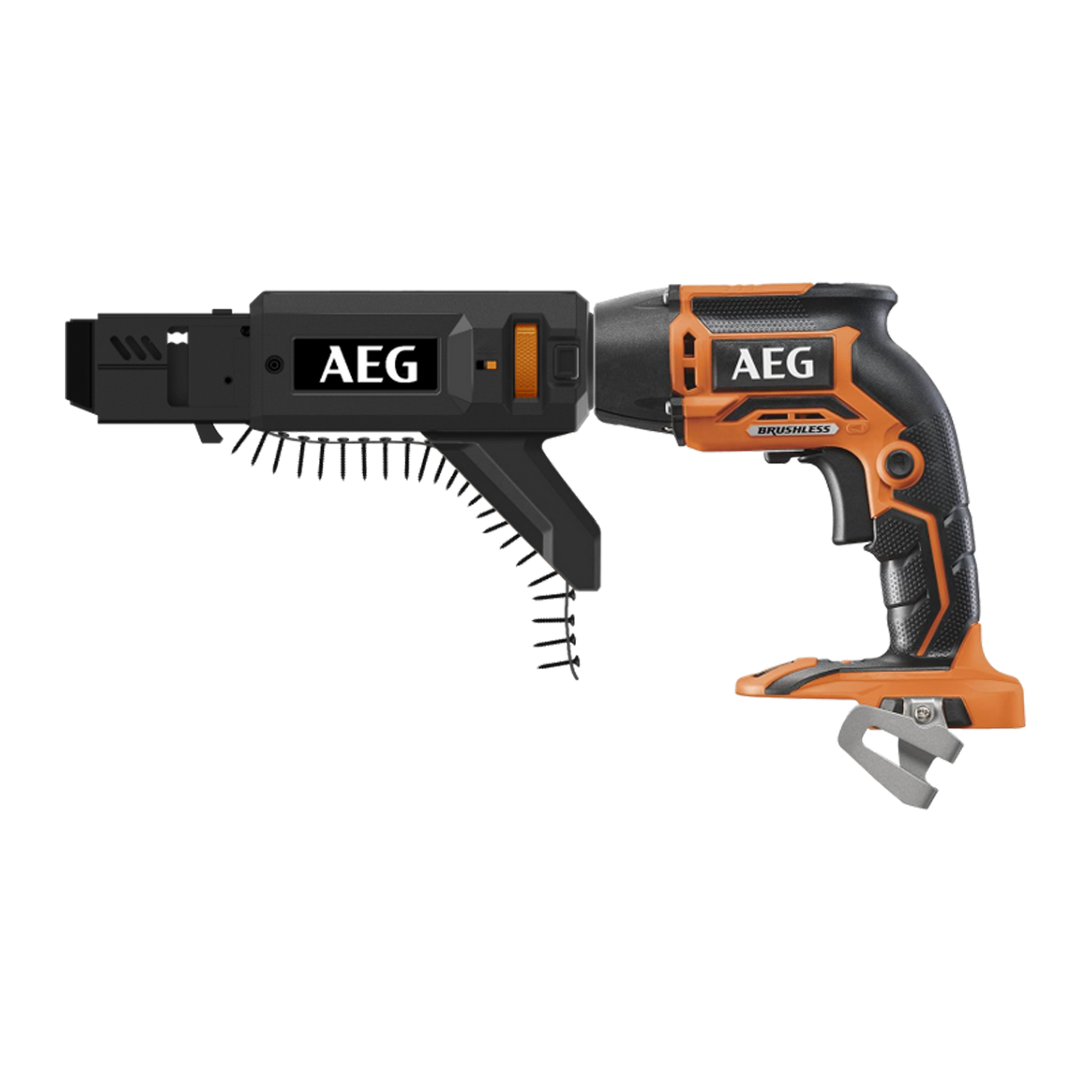 AEG Brushless Collated Screwdriver - 18V - Skin Only