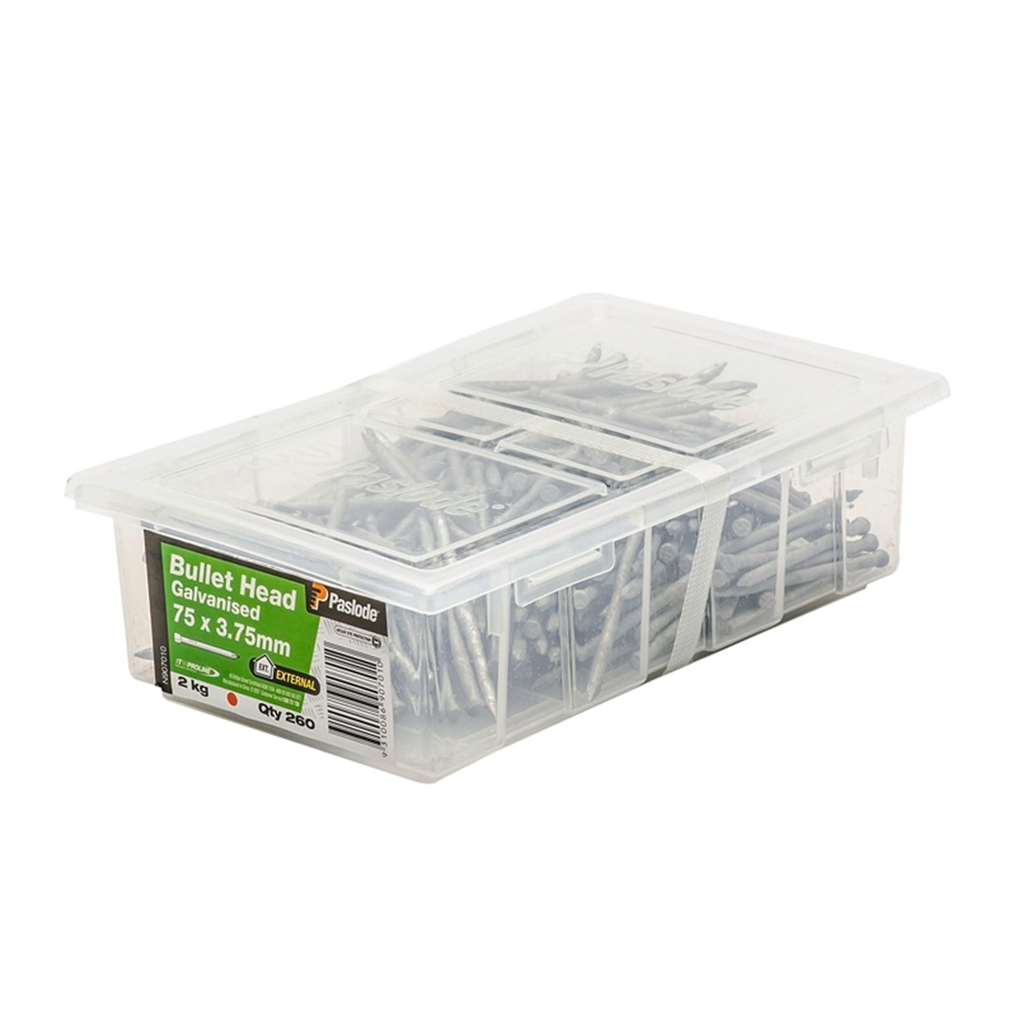 Paslode Heavy Duty Bullet Head Nails - 75mm - 260 Pack