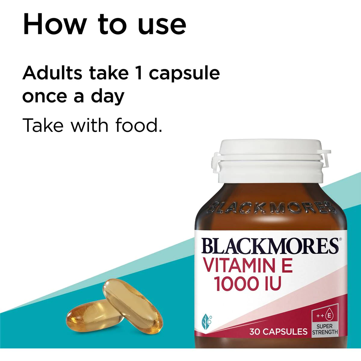 Blackmores Vitamin E 1000iu Cholesterol Health Capsules 30 Pack