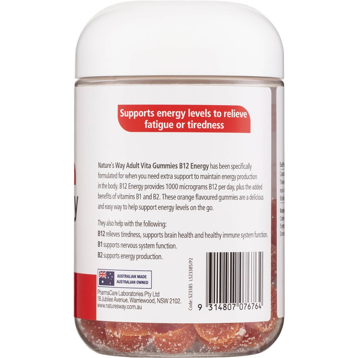 Nature's Way Adult Gummies B12 80 pack