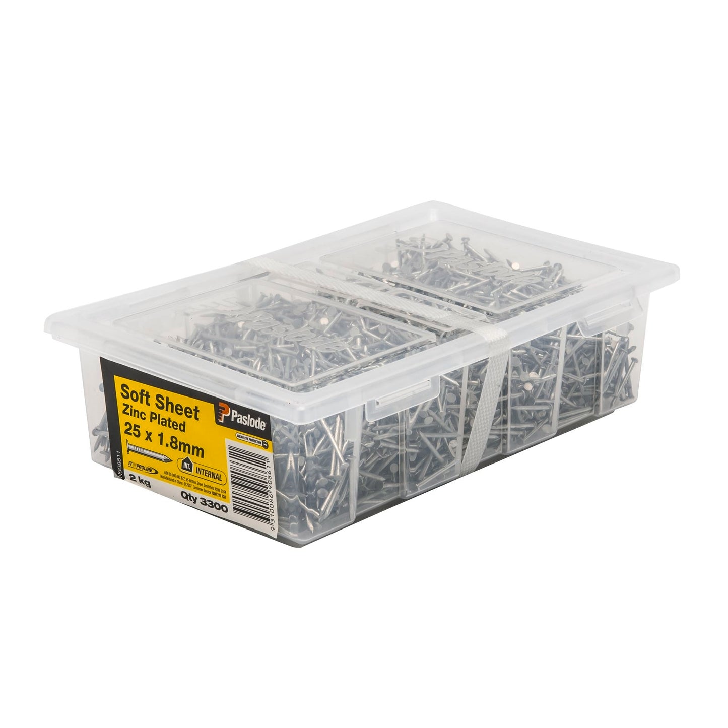 Paslode Sheeting Nails - 25 x 1.8mm - 2kg