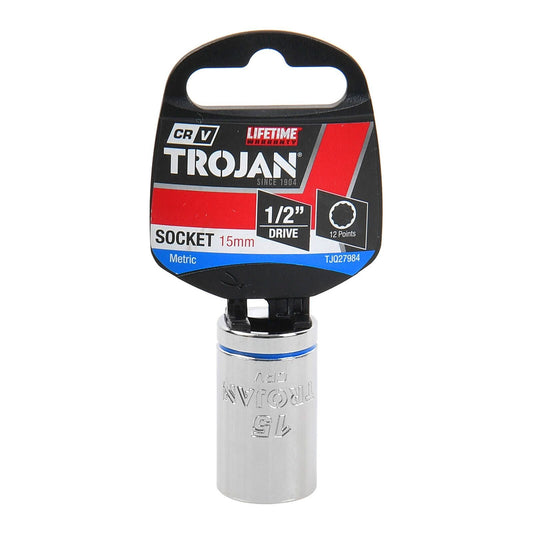 Trojan Socket - 15mm - 1/2" Drive