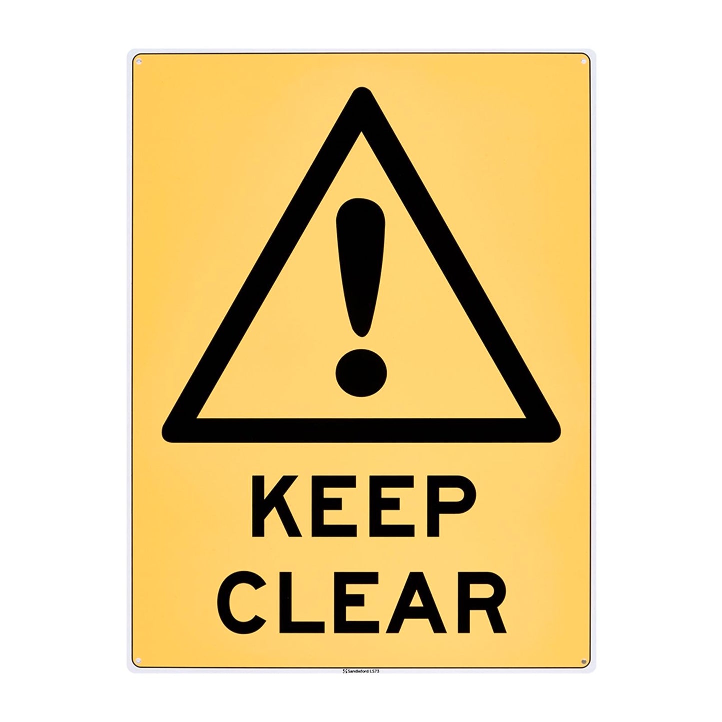 Sandleford Keep Clear Sign - 450 x 600mm