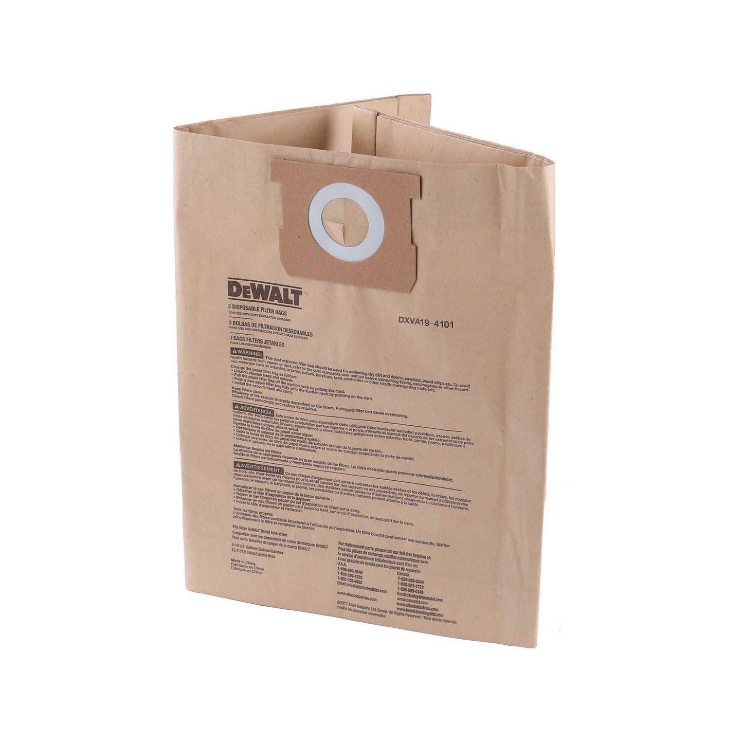 Dewalt Dust Bag - 22-38L - 3 Pack