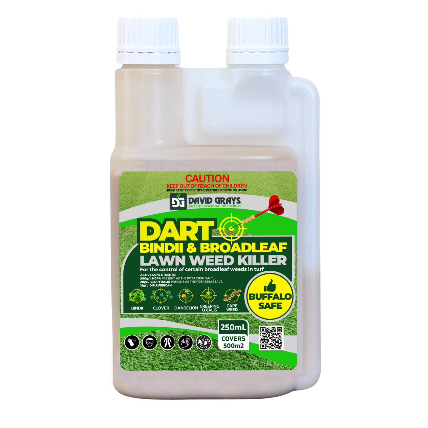 David Grays Dart Bindii & Clover Selective Herbicide Concentrate - 250mL