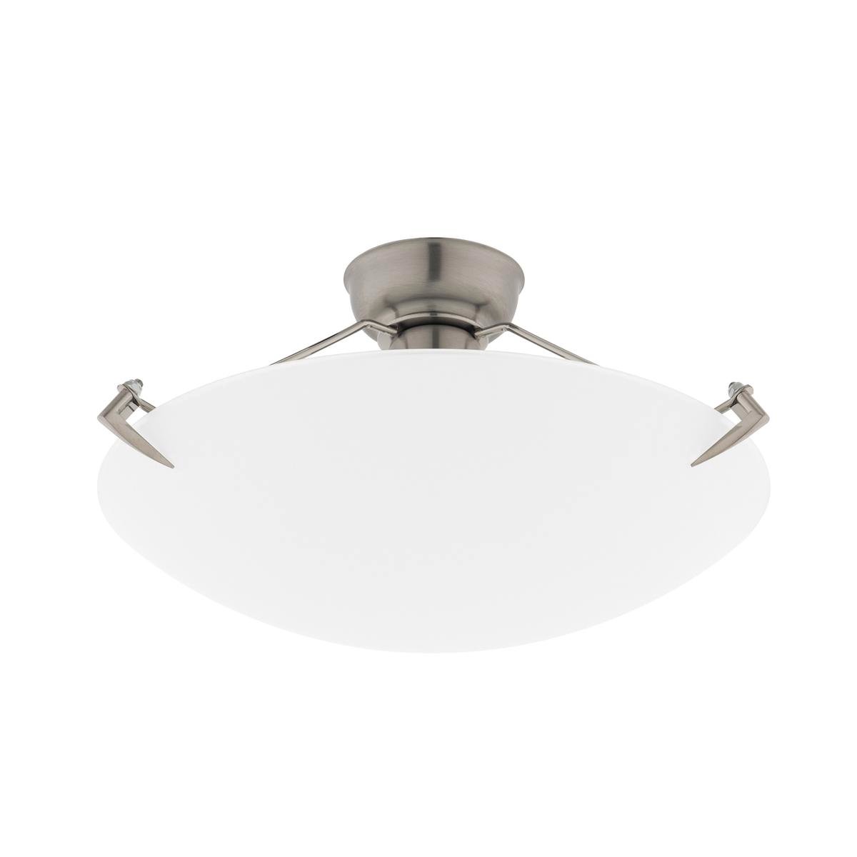 Luce Bella 30cm Glass Ceiling Light - DIY - Frosted - Contemporary Design
