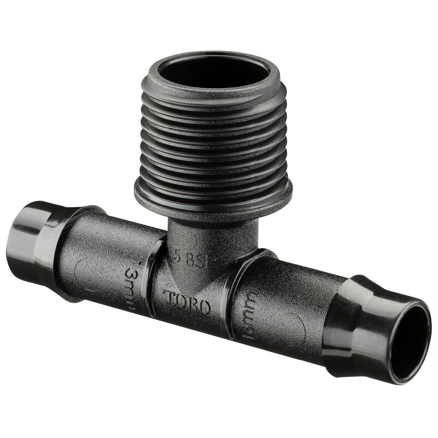 Toro Barbed Male Threaded Tee - 13 x 15mm