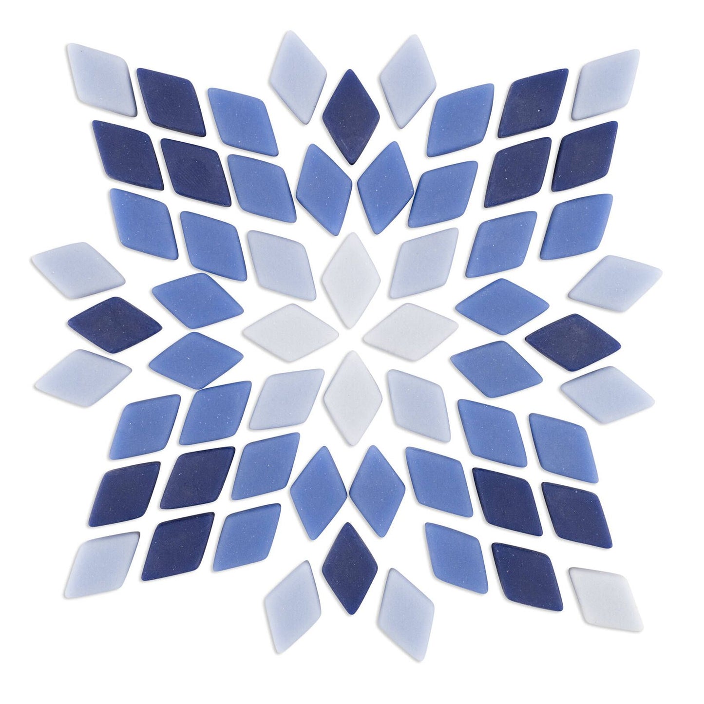 Mandala Art Tru Blue Diamond Mosaic Tiles - 12 x 20mm