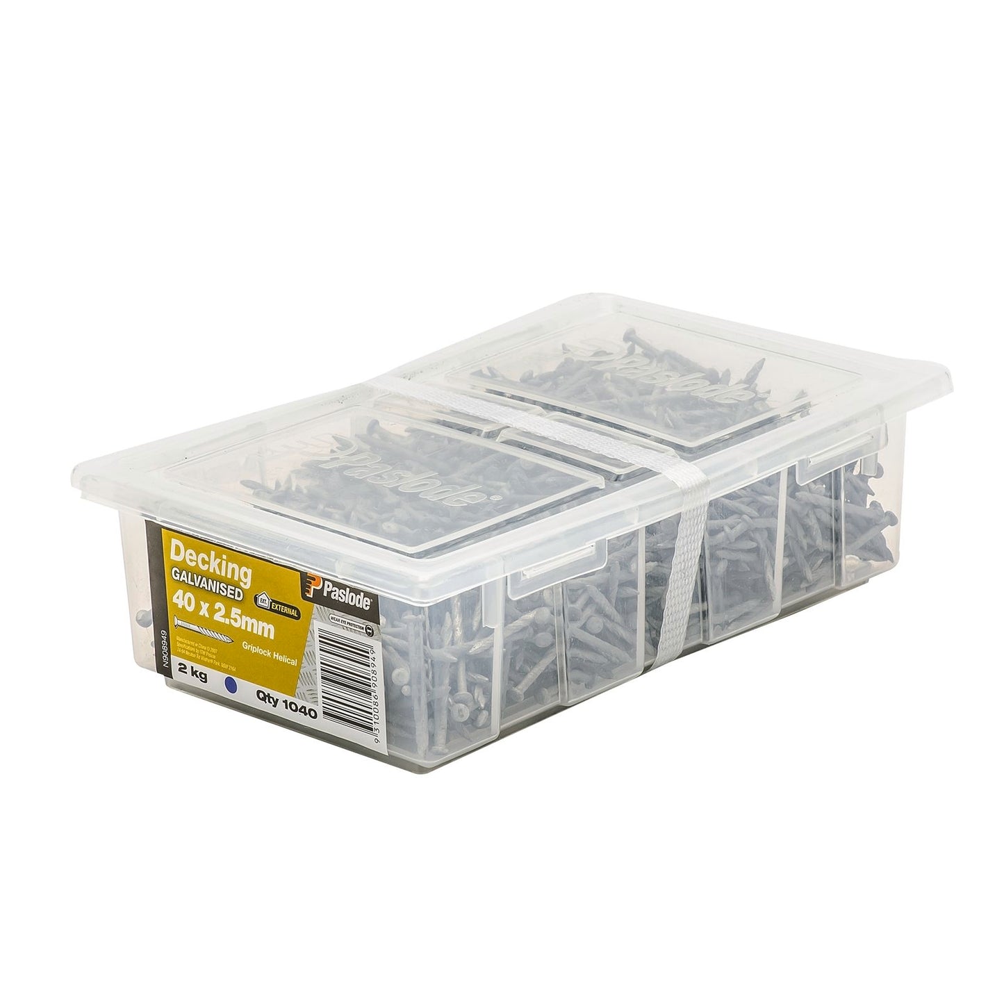 Paslode Griplock Galvanised Nails - 40 x 2.5mm - 2kg
