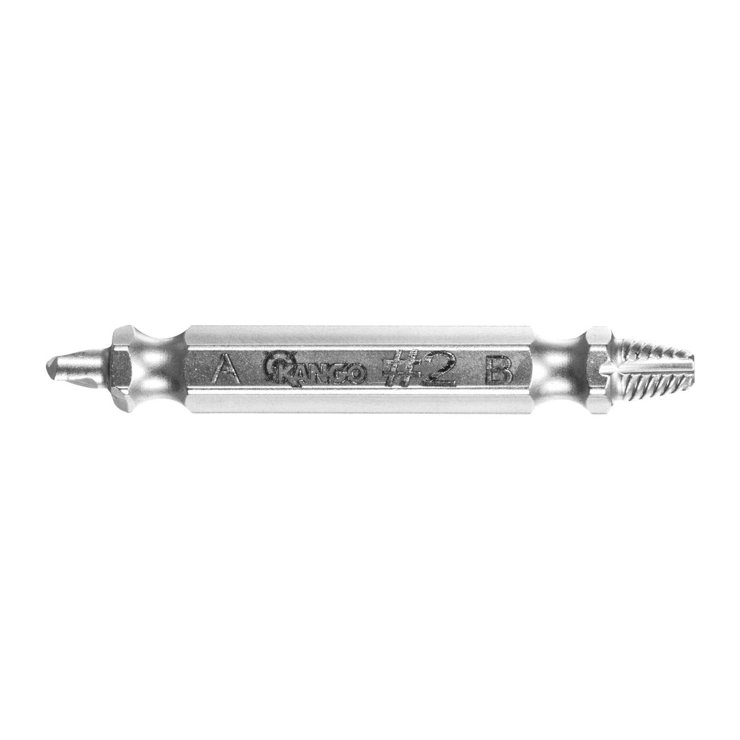 Kango Size 2 Screw Extractor - M2 Steel - 65mm x 10mm x 123mm