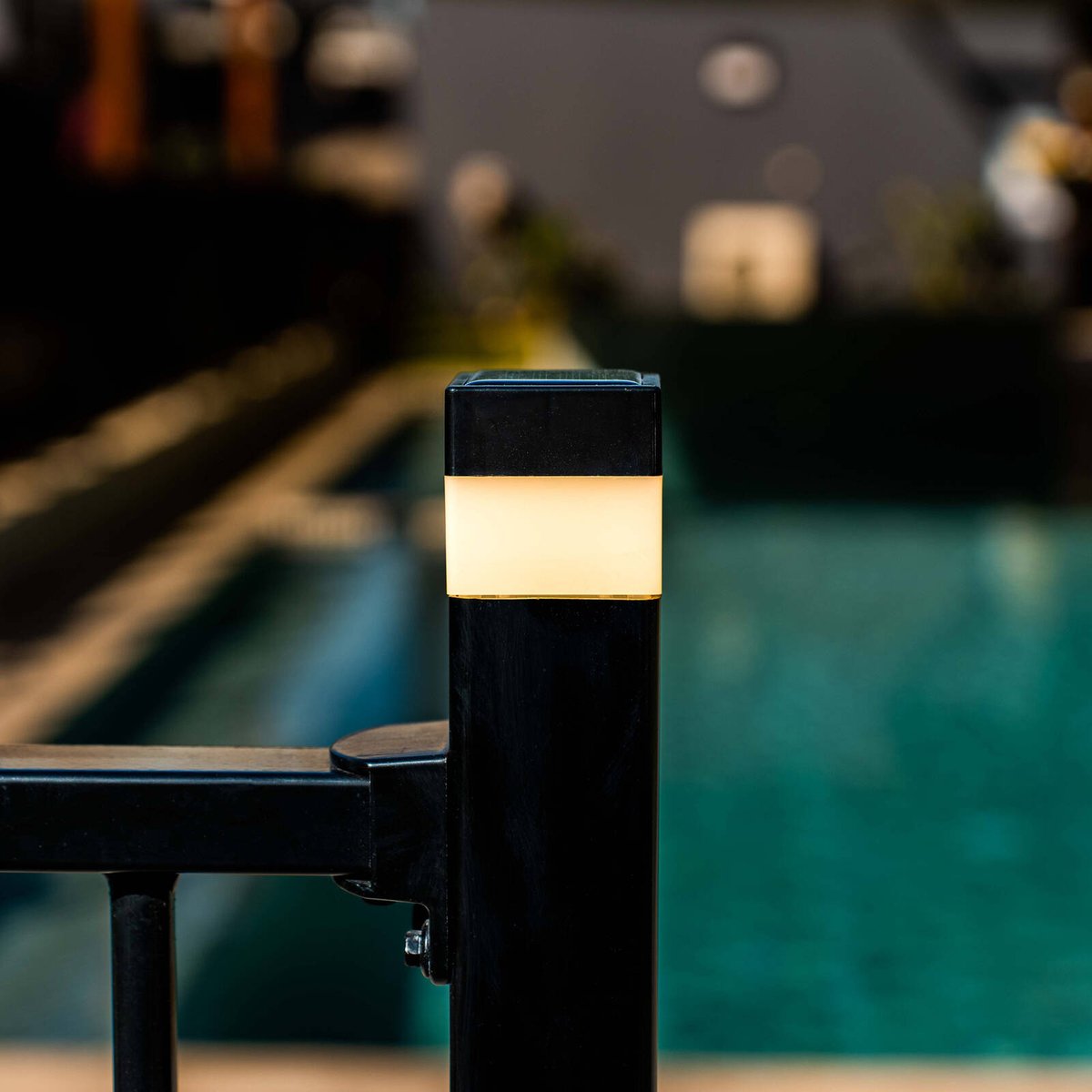 ProtectorAl Solar Fence Lights - 50mm x 50mm - Plastic - Easy Install