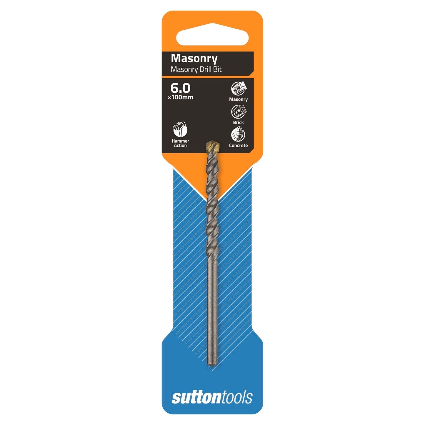 Sutton Tools TCT Masonry Drill Bit - 6 x 100mm