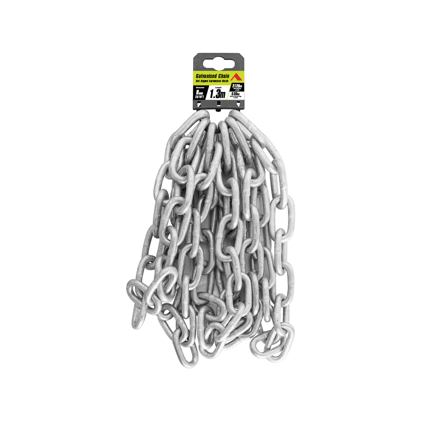 Pinnacle Galvanised Chain - 8mm x 1.3m