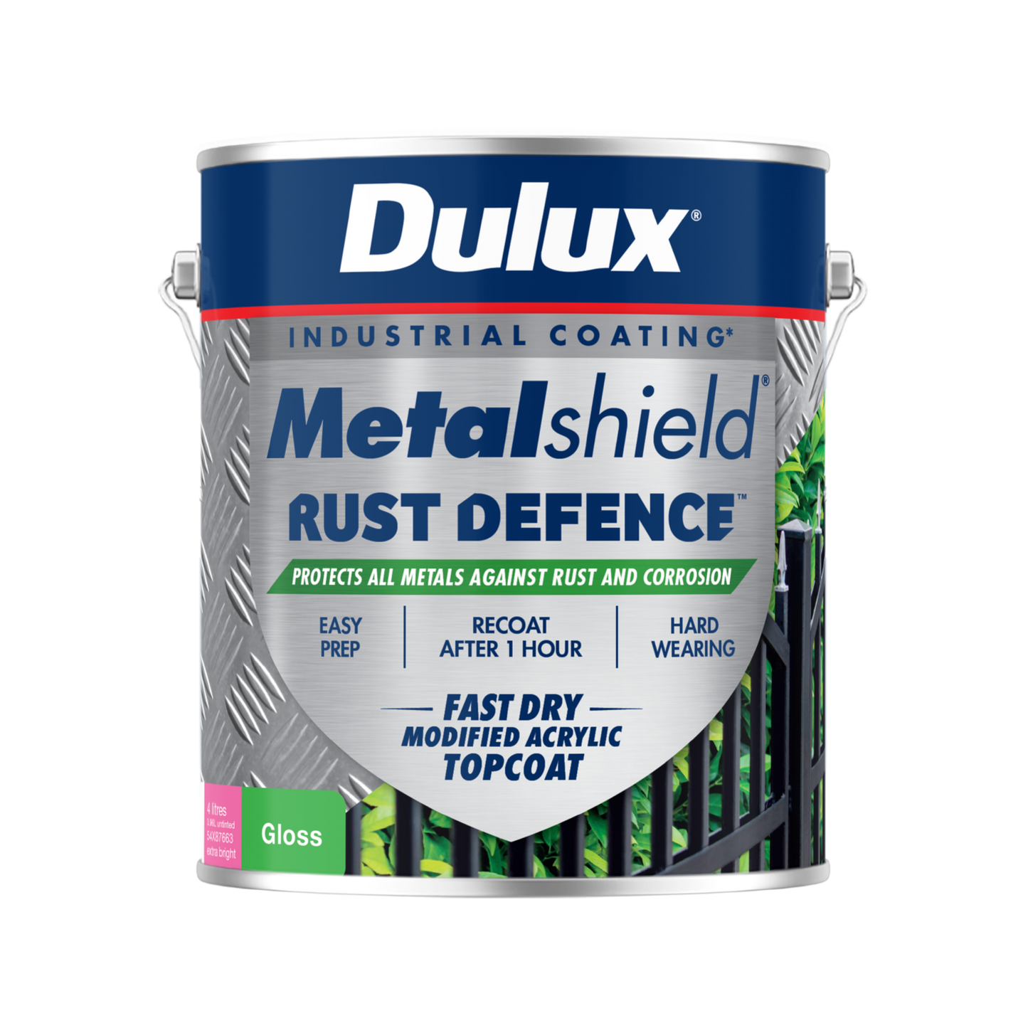 Dulux Metalshield Rust Defence - 4L - Gloss
