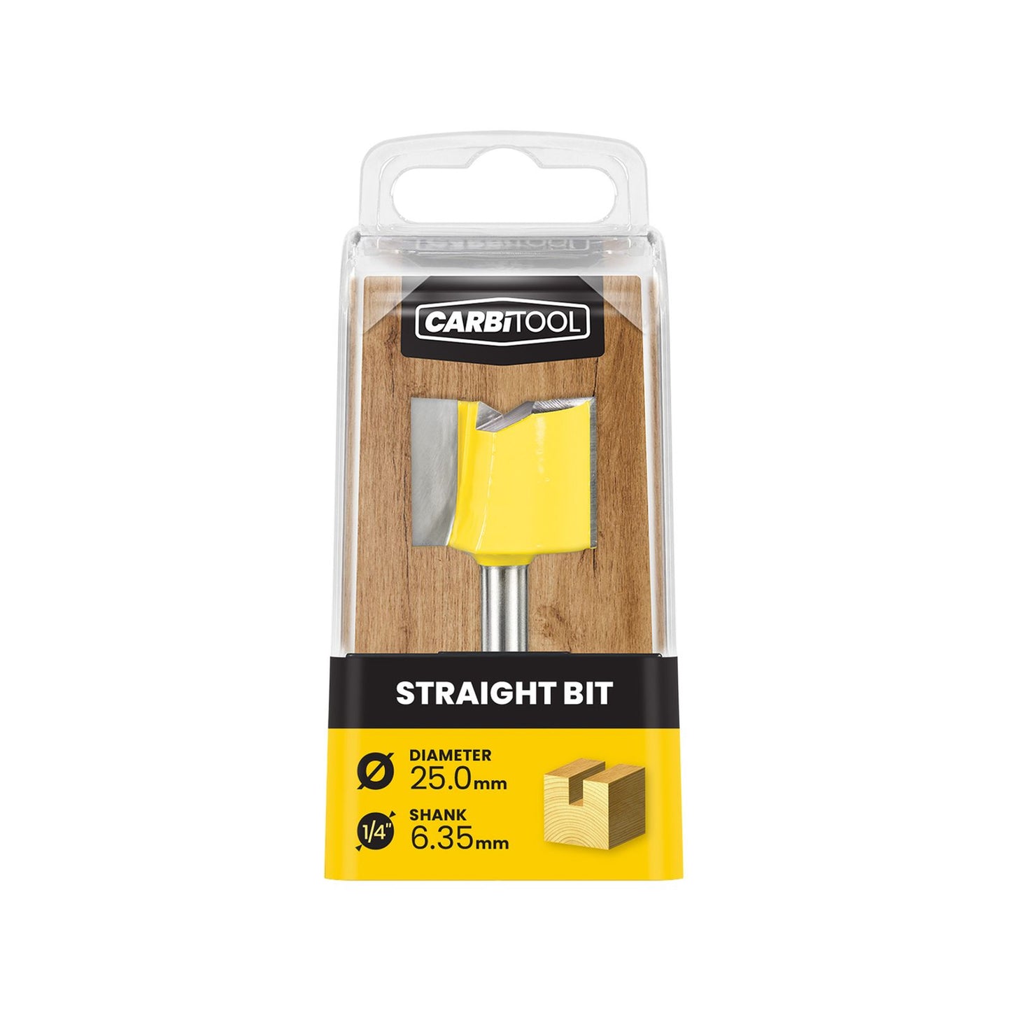 Carbitool TCT Straight Router Bit - 25.00mm