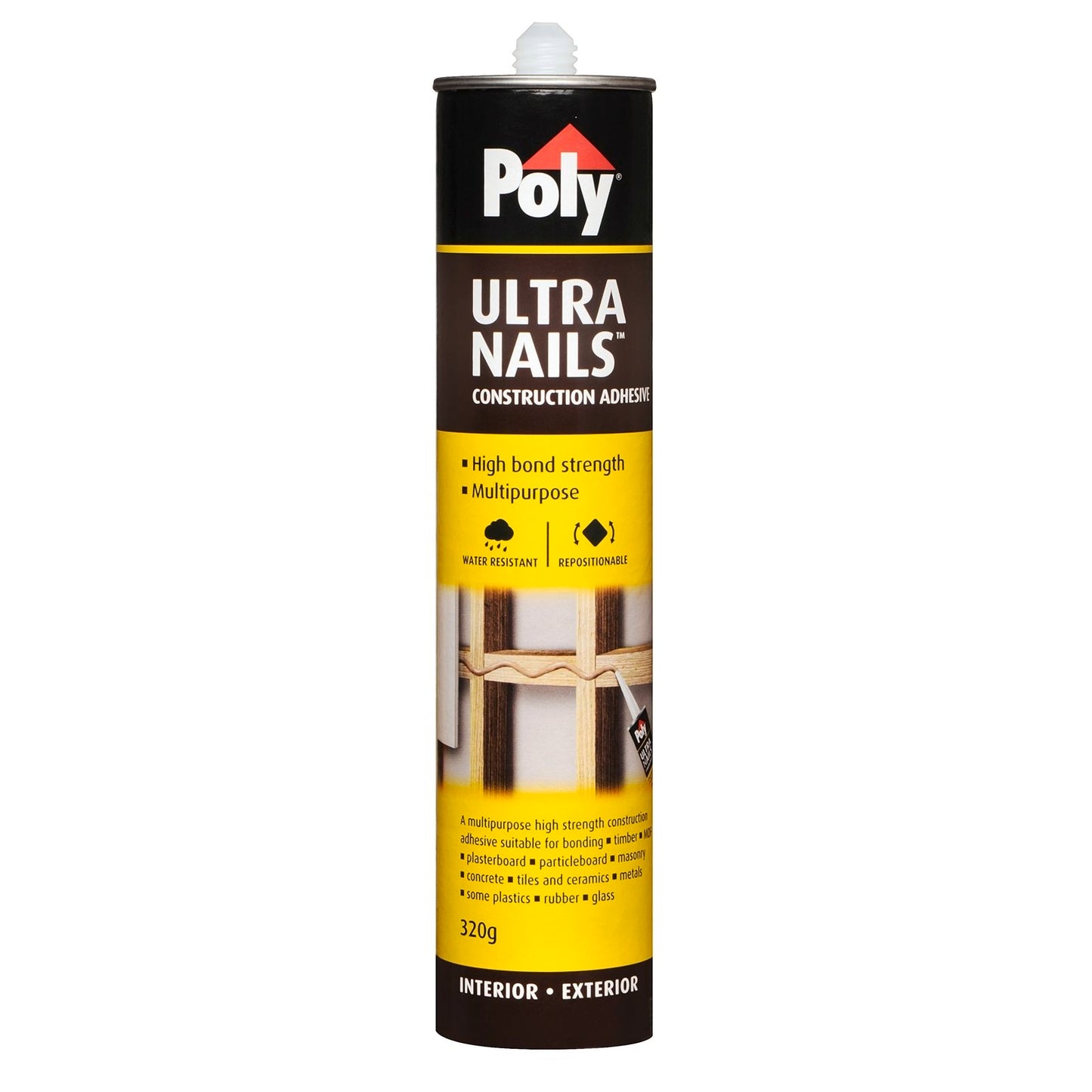 Poly Ultra Nails Construction Adhesive - 320g