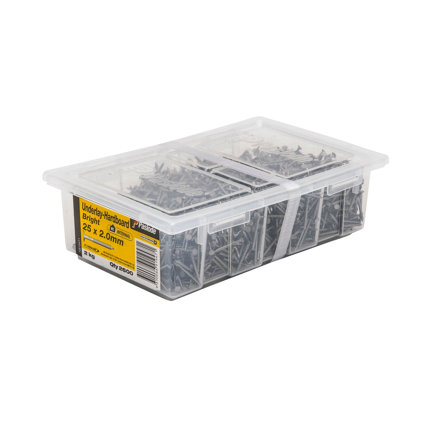 Paslode Hardboard Underlay Nail - 25 x 2mm - 2kg