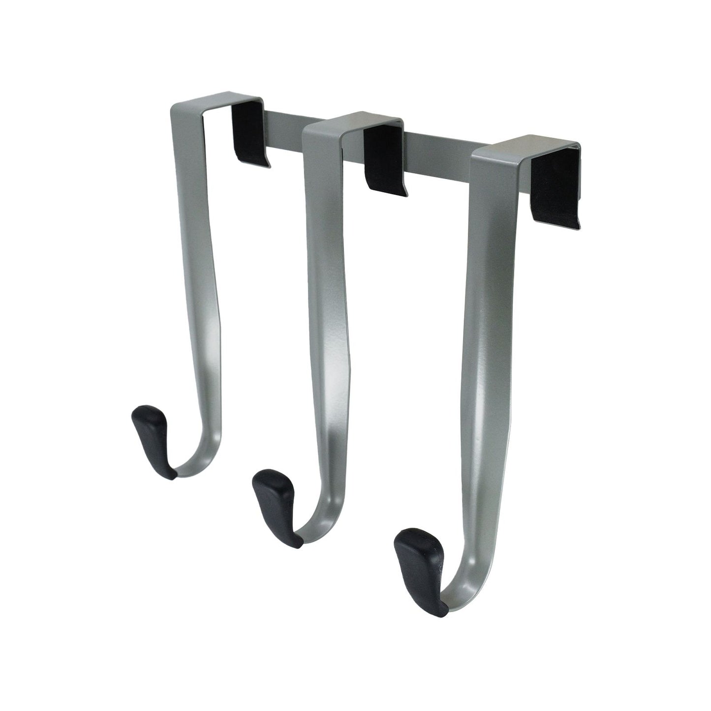 Adoored 3 Hook Satin Chrome Over Door Rack