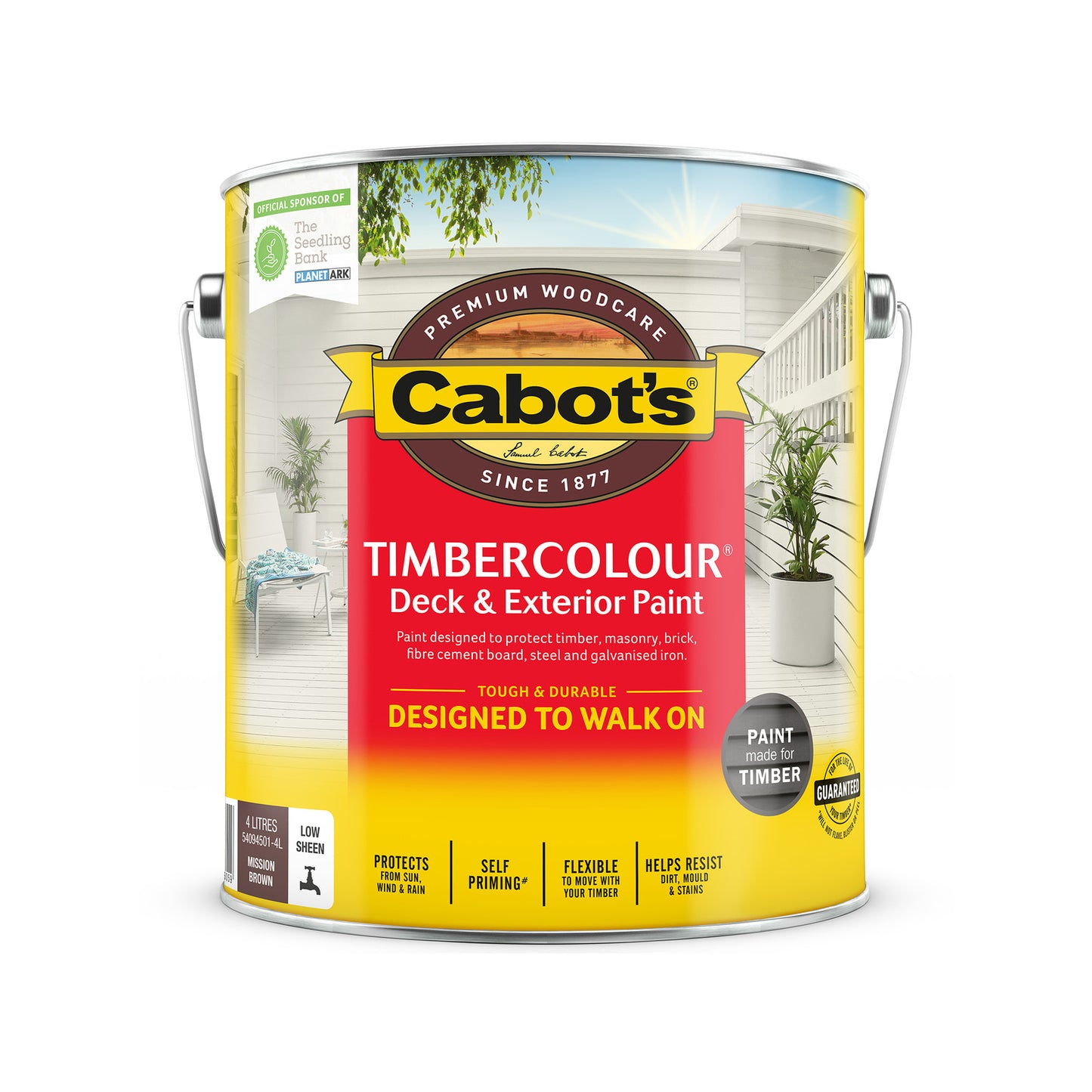 Cabot's Timbercolour Deck Paint - 4L