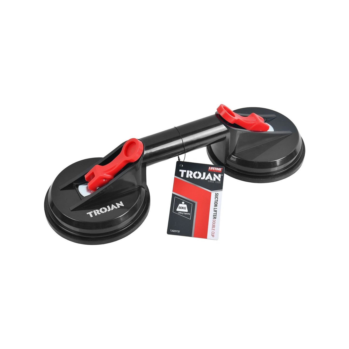 Trojan Double Cup Suction Holder - 60kg