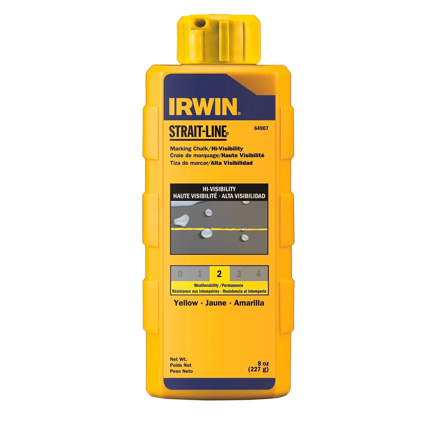 Irwin Chalk Powder - 8oz - Yellow
