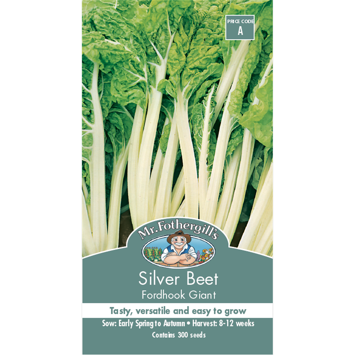 Mr Fothergill Silver Beet Seeds - 12 Weeks - Easy Grow - Versatile