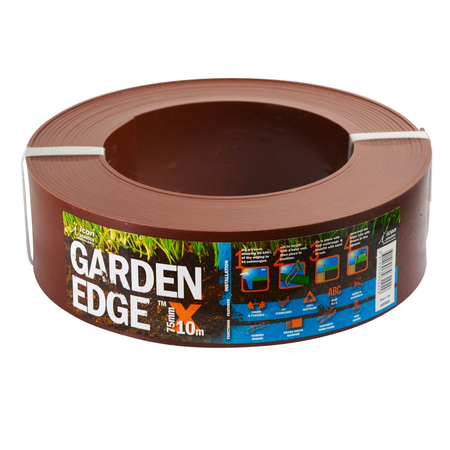 Icon Plastics Garden Edge - 75mm x 10m