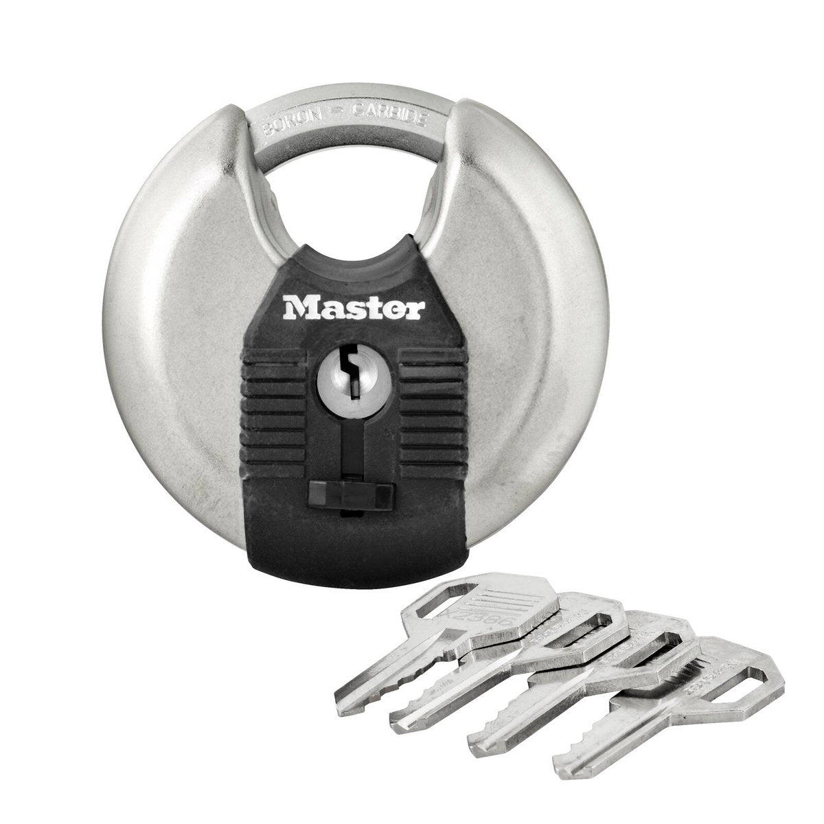 Master Lock 70mm Excell Disc Padlock - Stainless Steel - High Security