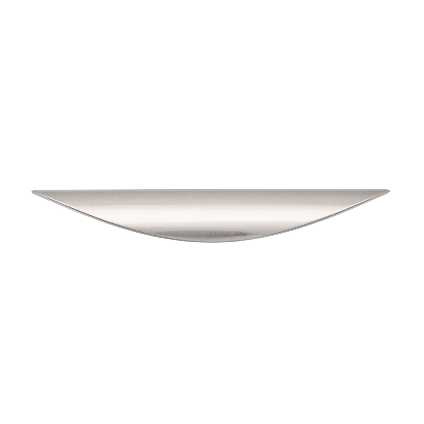 Prestige Brushed Nickel Shell Pull Handle - 96mm