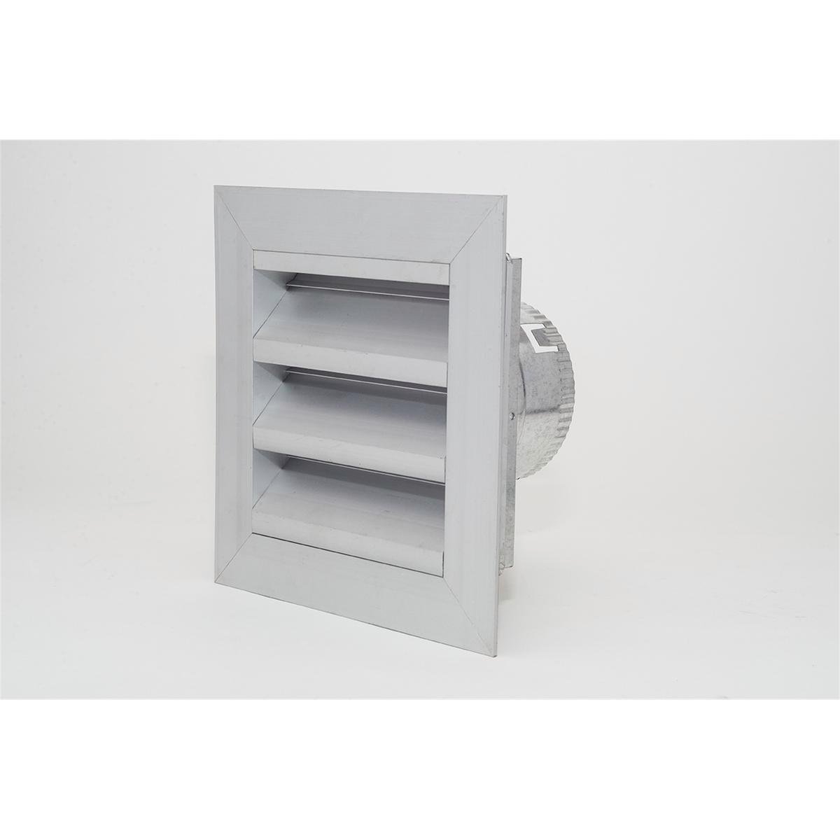 Pacific Air 100mm Aluminium Weatherproof Louvre Vent - 202mm x 202mm - Durable - Pest Resistant