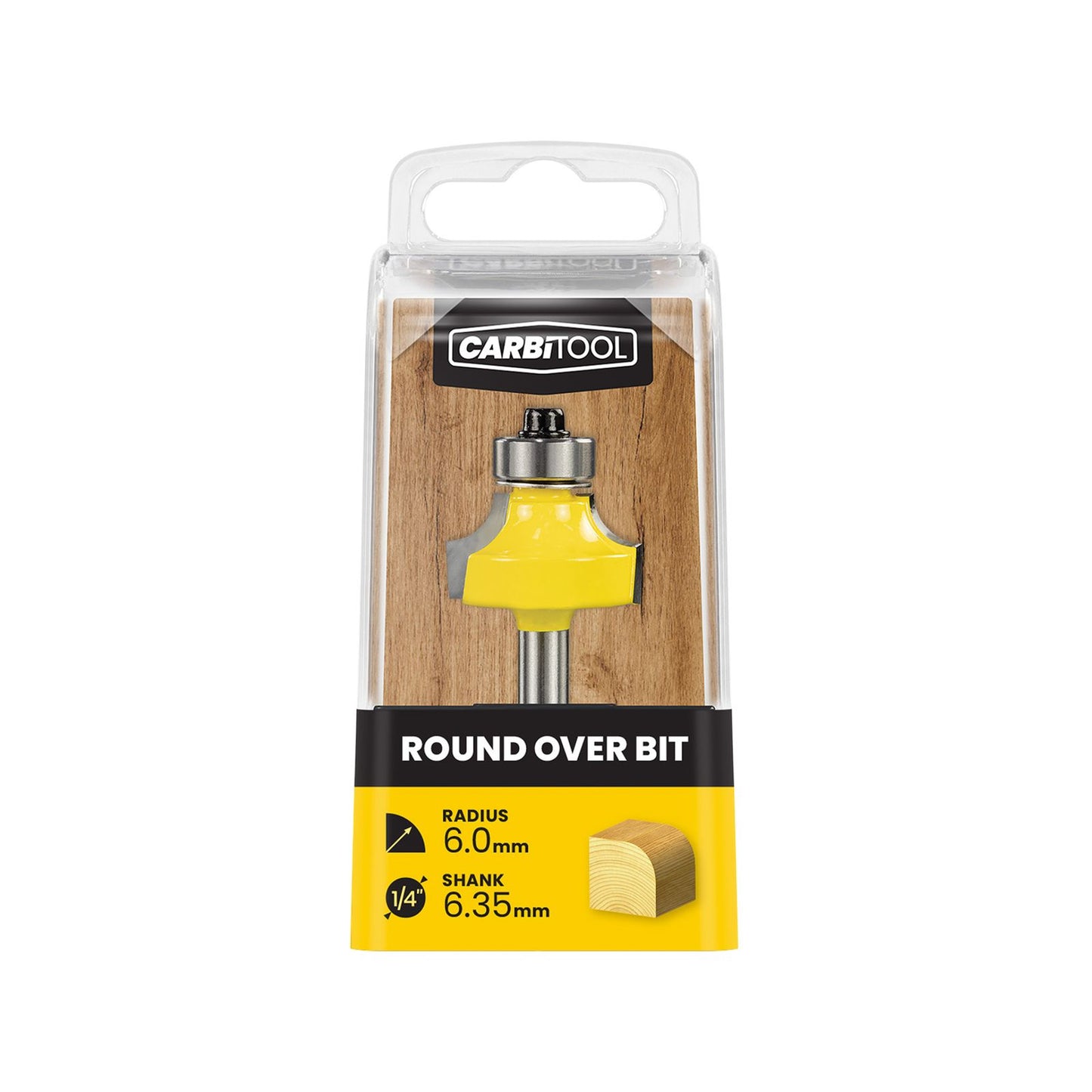 Carbitool Rad Round Router Bit - 6mm