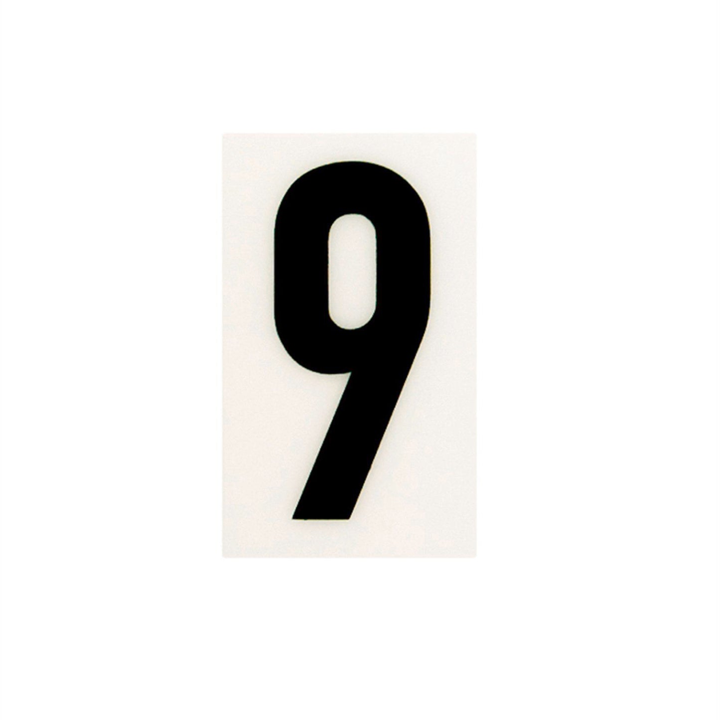Sandleford White Self Adhesive House Number 9 - 85mm
