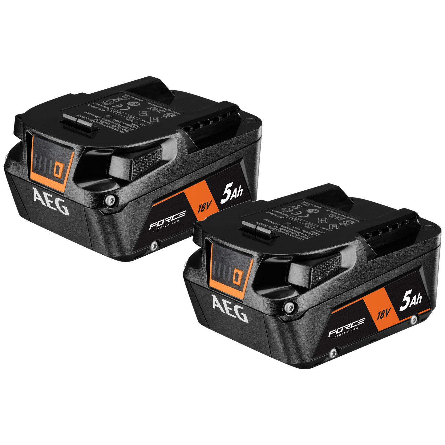AEG FORCE Battery Twin Pack - 18V - 2 x 5.0Ah
