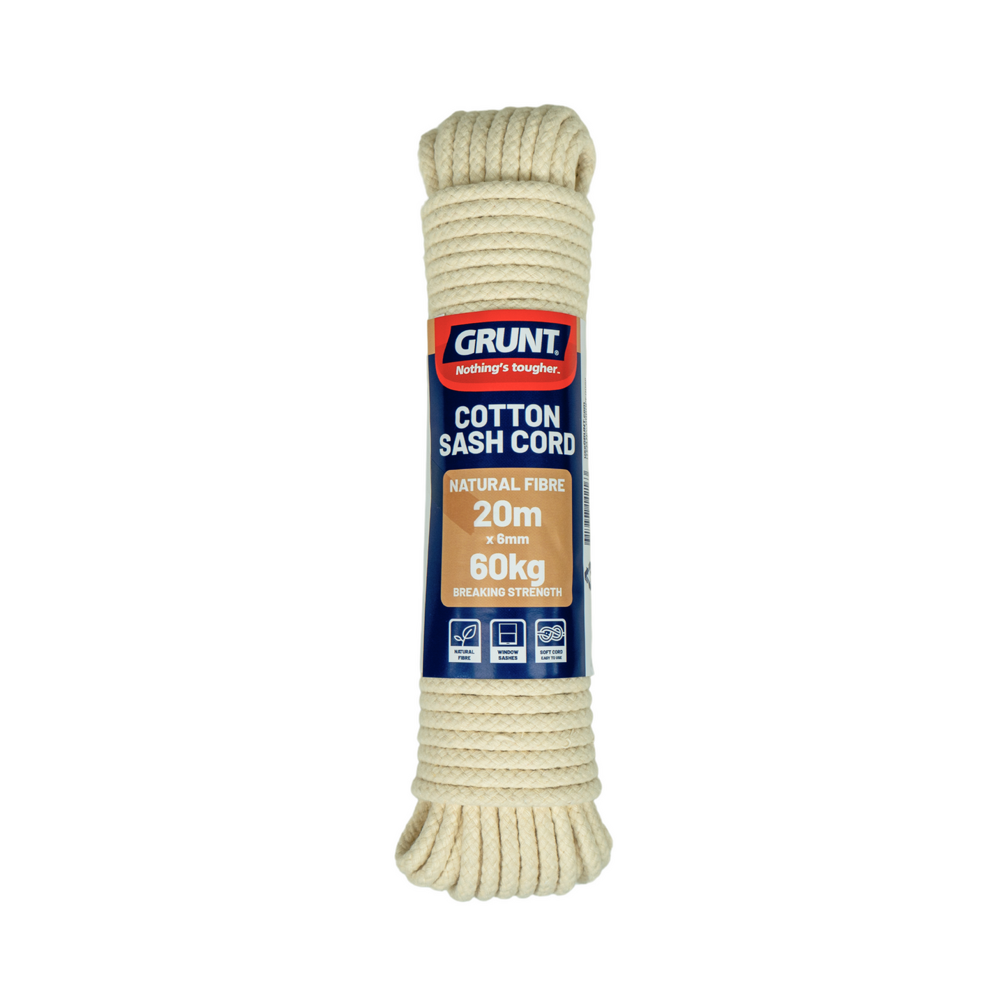 Grunt Cotton Sash Cord - 6mm x 20m
