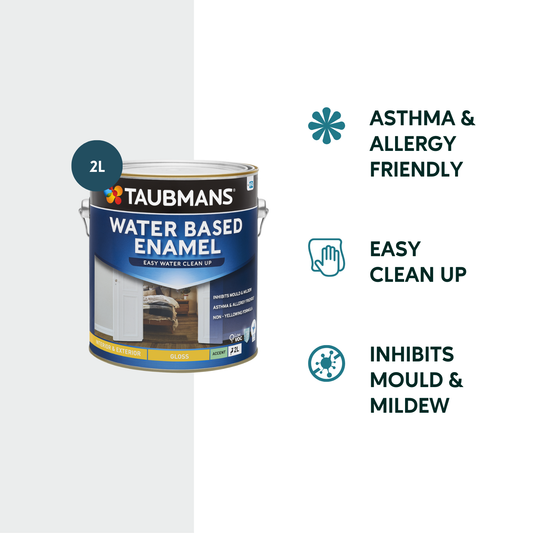 Taubmans Accent Gloss Water Based Enamel Paint - 2L