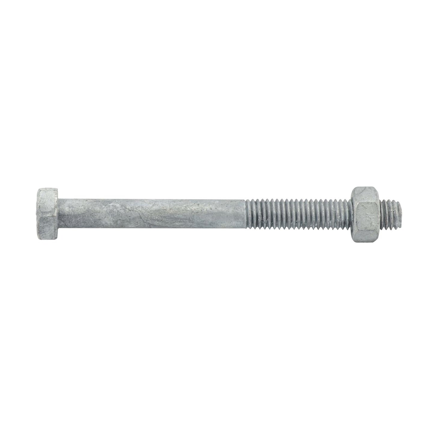 Zenith M8 x 90mm - Hot Dipped Galvanised Hex Head Bolt and Nut