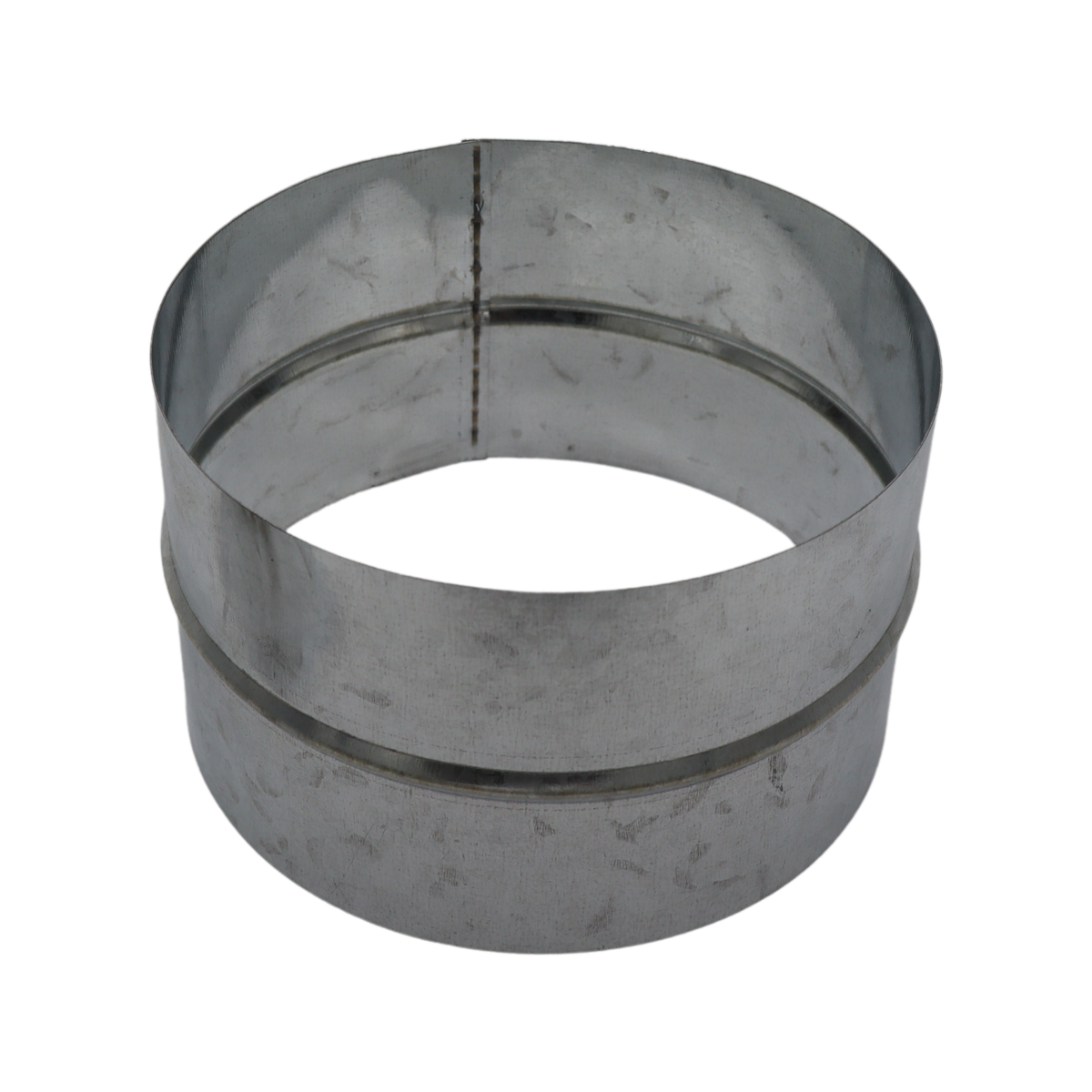 Pacific Air 100mm Duct Connector - Galvanised Steel - Easy Installation