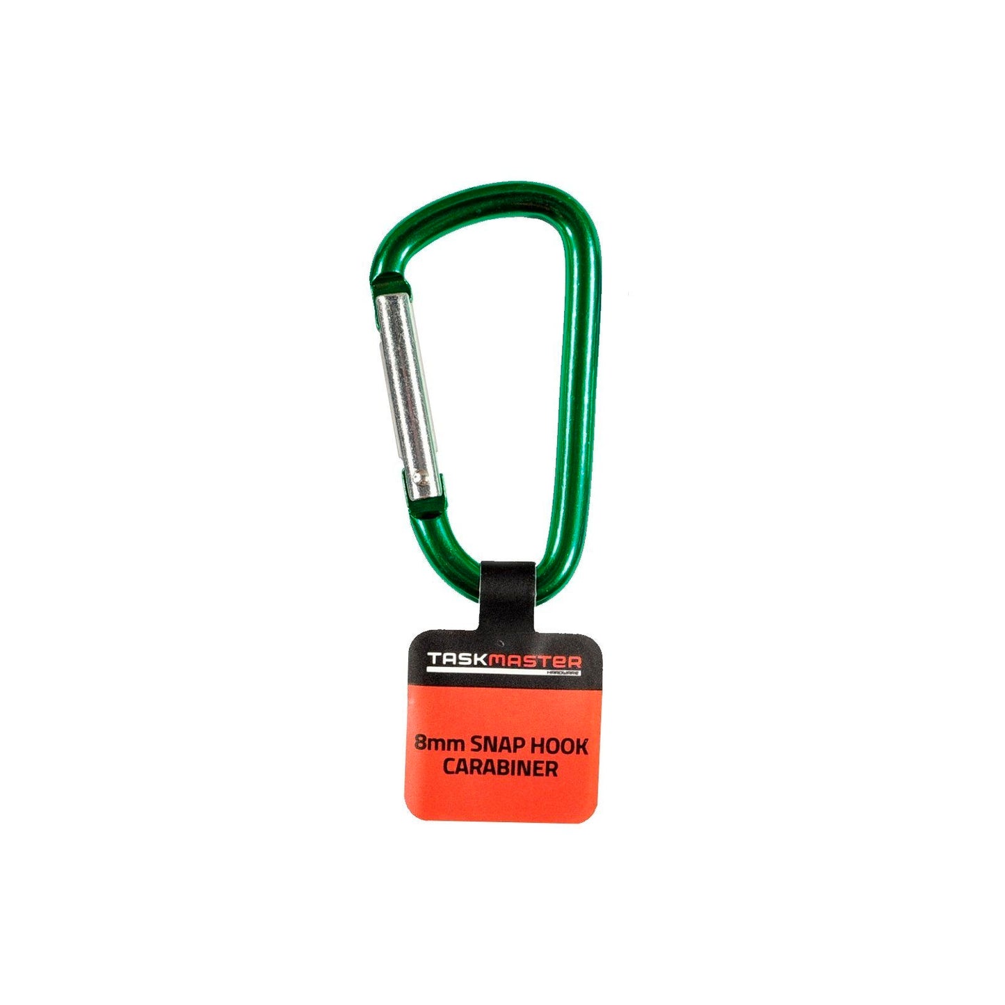 Taskmaster D Shape Aluminium Carabiner - 8mm