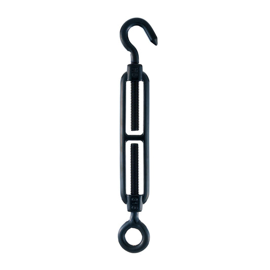 Taskmaster Black Stainless Steel Hook & Eye Turnbuckle - 6mm - 6 Pack