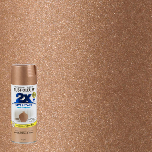 Rust-Oleum Rose Gold Metallic Spray Paint 312g