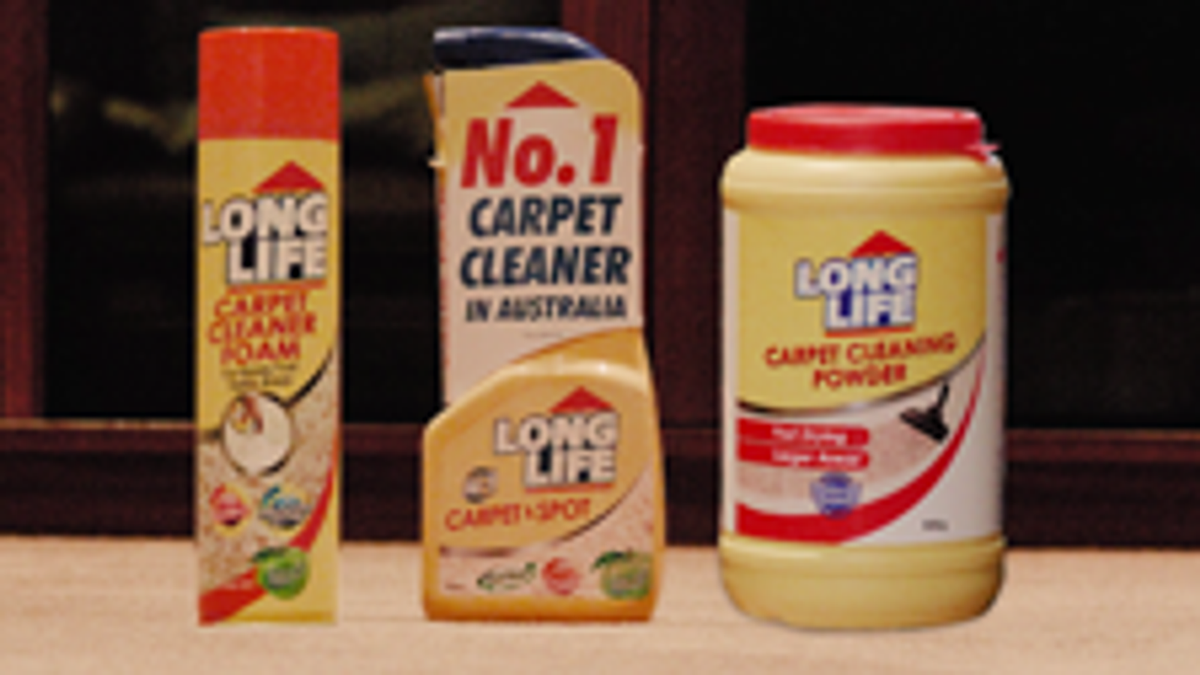 Long Life 750ml Carpet Cleaner - Antibacterial - Oxygen Powered - Apple Fragrance