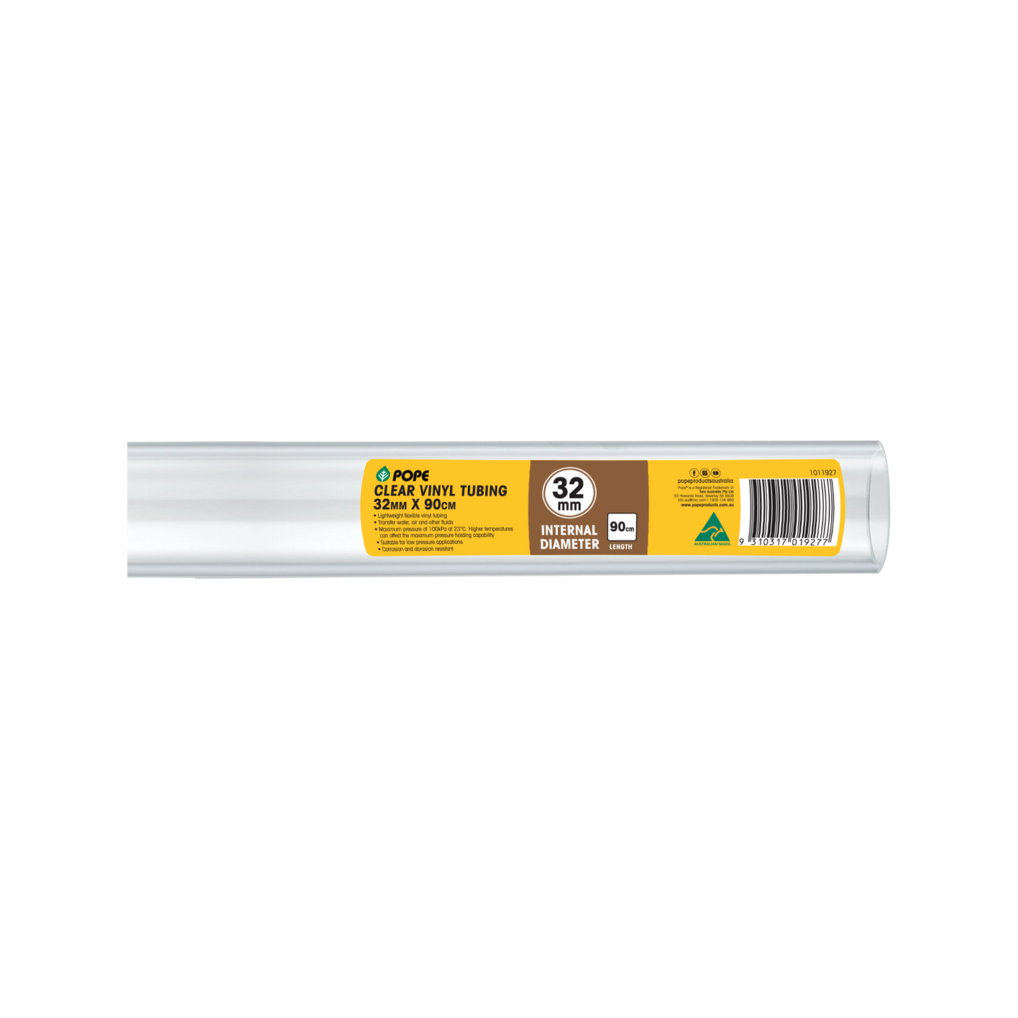 Pope Clear Vinyl Tubing - 32mm