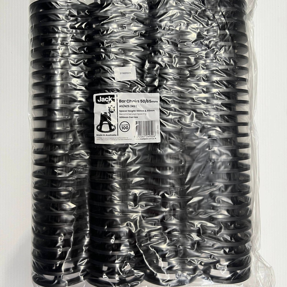 Jack Bar Chairs - 50-65mm - Plastic - Dual Height