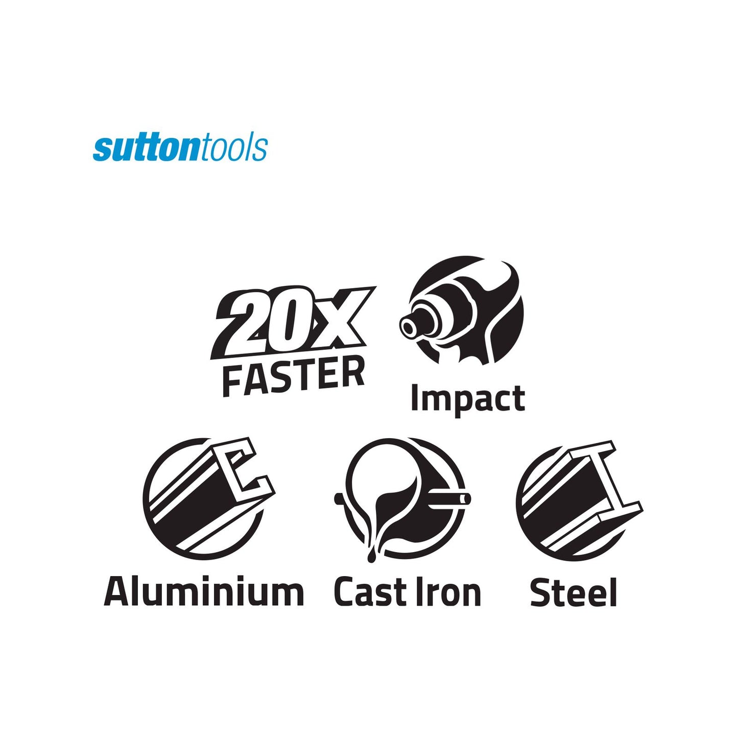 Sutton Tools Hex Impact Tap and Drill Set - 4.2mm M5