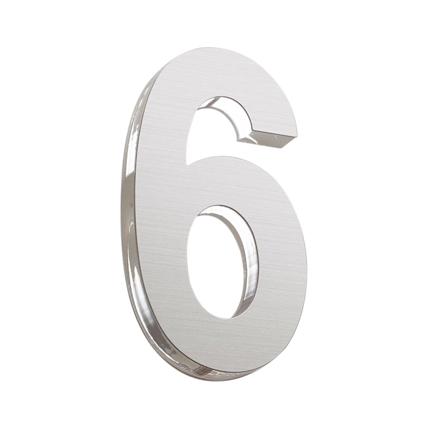 Sandleford Stainless Steel House Number 6 - 120mm