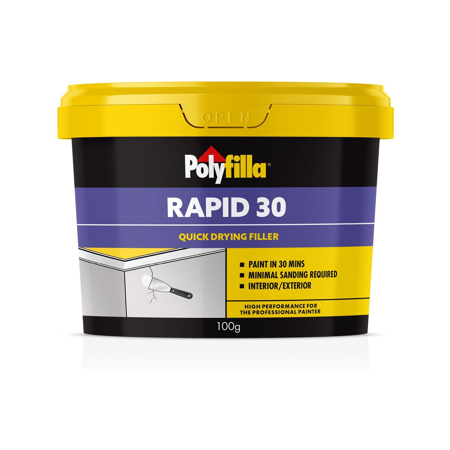 Poly Rapid Interior Filler - 100g
