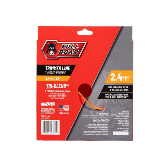 Full Boar Trimmer Line - 2.4mm x 53m