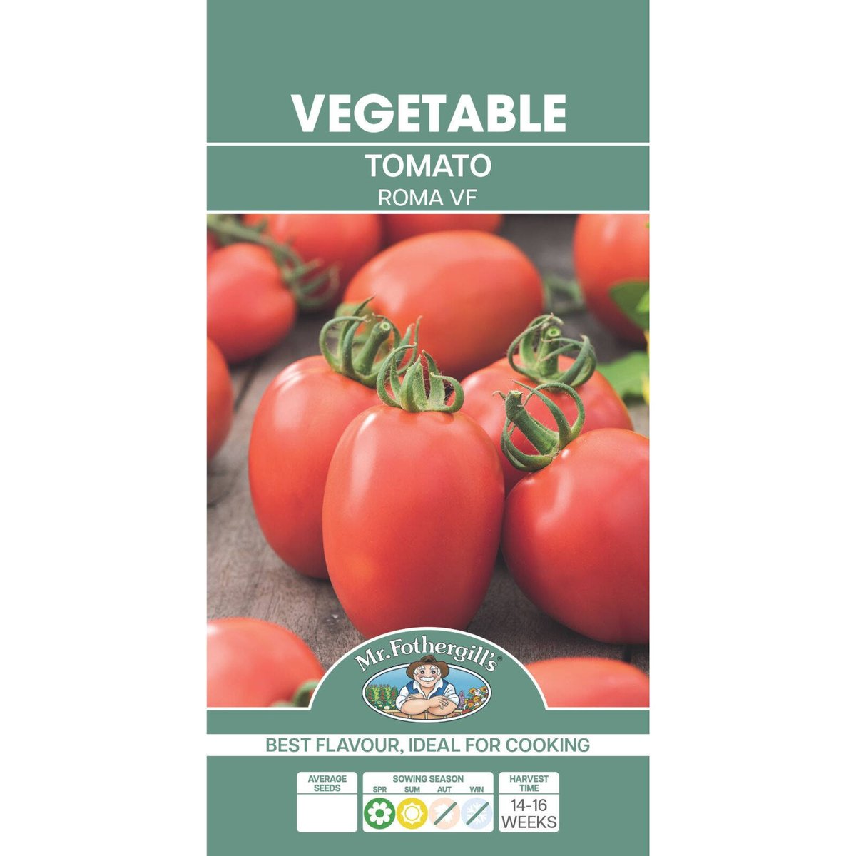 Mr Fothergill S Roma Tomato Seeds - 100 Seeds - Red - Juicy Flavor