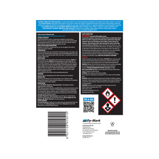 Dy-Mark MetalPro Rust Converter - 350g