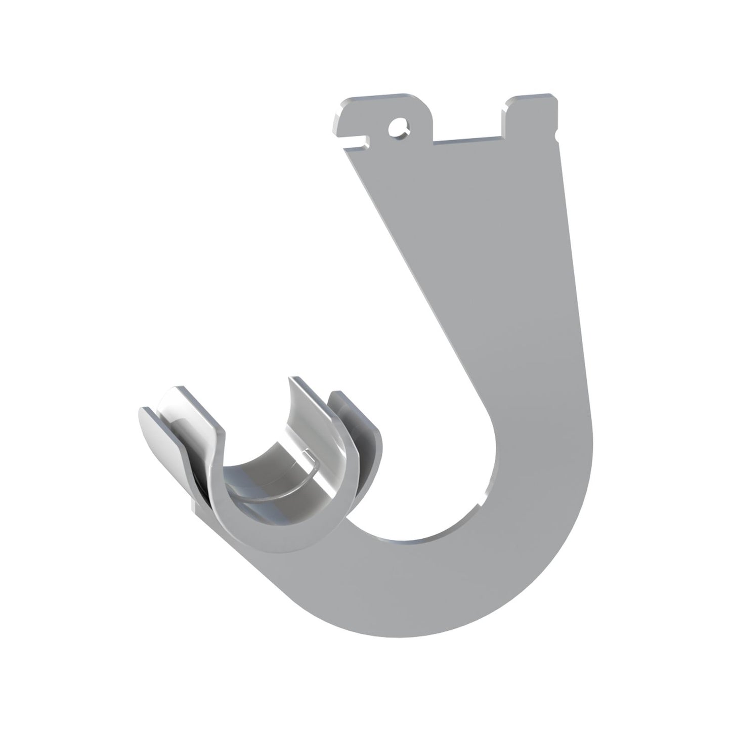 Flexi Storage White Hanging Rod Bracket - 2 Pack
